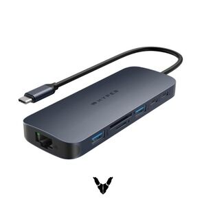 Hyper - HyperDrive Next 10 Port USB-C Hub- MacBook/PC - HD4005GL - Midnight Blue